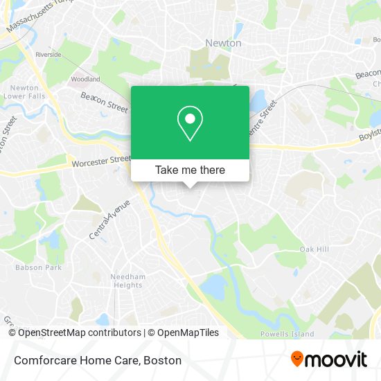 Mapa de Comforcare Home Care