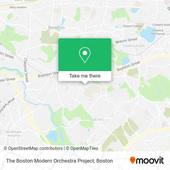 The Boston Modern Orchestra Project map