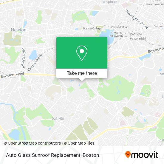 Auto Glass Sunroof Replacement map