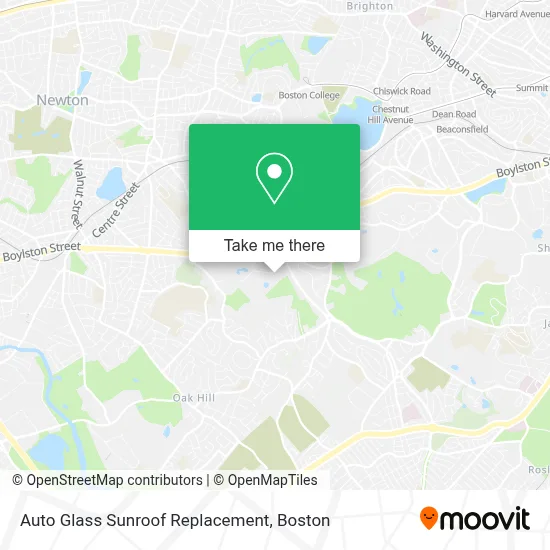 Auto Glass Sunroof Replacement map
