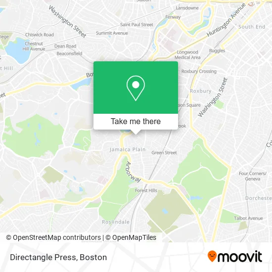 Mapa de Directangle Press