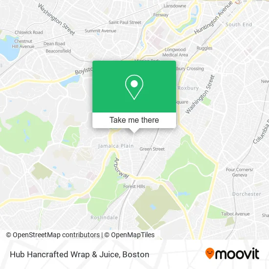 Mapa de Hub Hancrafted Wrap & Juice