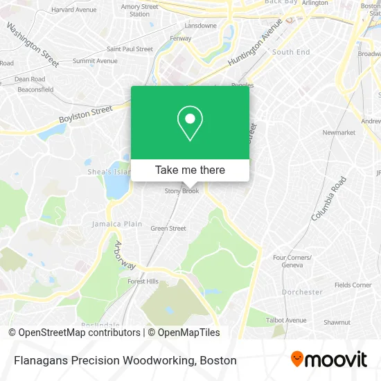 Flanagans Precision Woodworking map