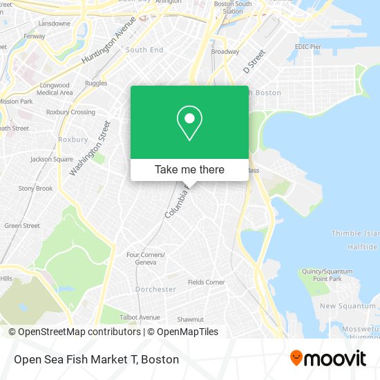 Open Sea Fish Market T map