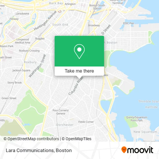 Lara Communications map