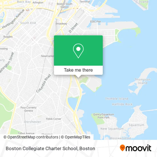 Boston Collegiate Charter School map