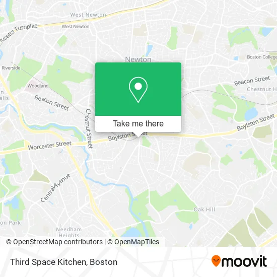 Third Space Kitchen map