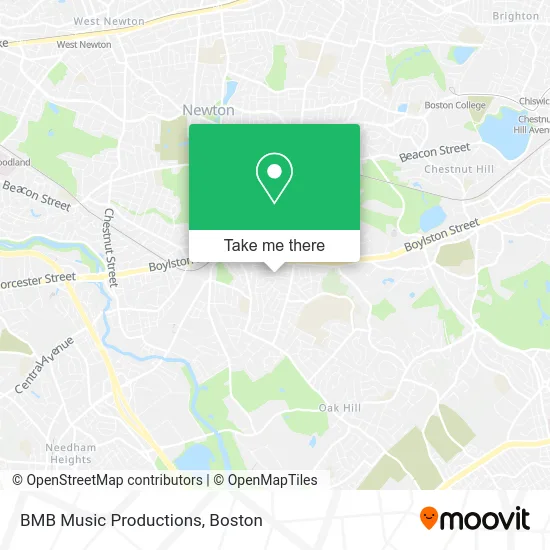 BMB Music Productions map