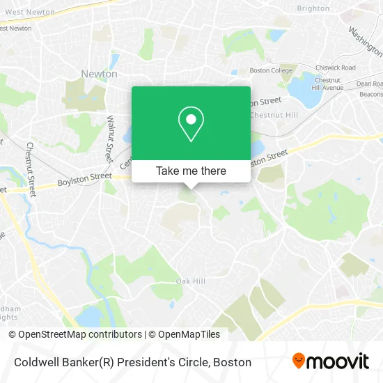 Coldwell Banker(R) President's Circle map