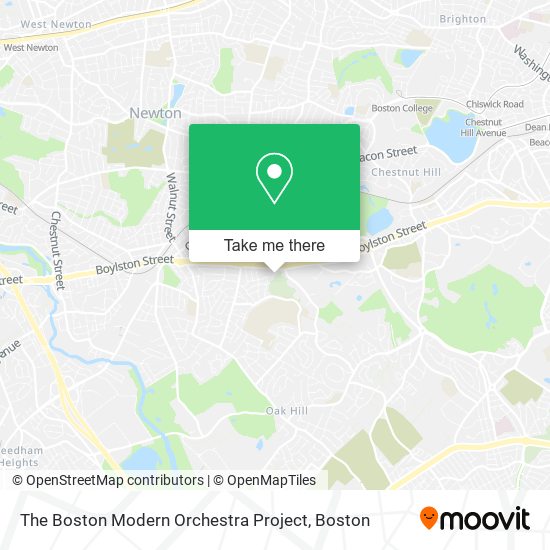 The Boston Modern Orchestra Project map