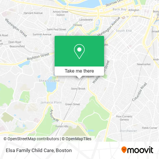 Elsa Family Child Care map