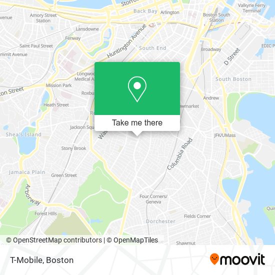 T-Mobile map