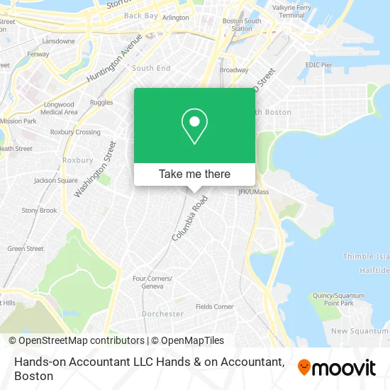 Hands-on Accountant LLC Hands & on Accountant map