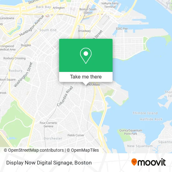 Display Now Digital Signage map