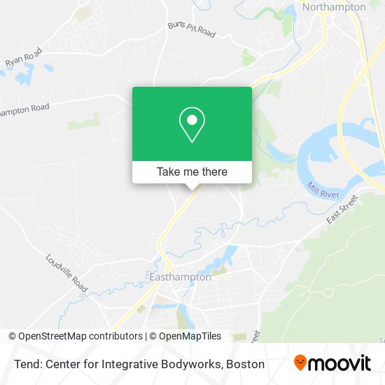 Mapa de Tend: Center for Integrative Bodyworks