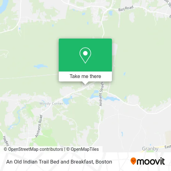 An Old Indian Trail Bed and Breakfast map