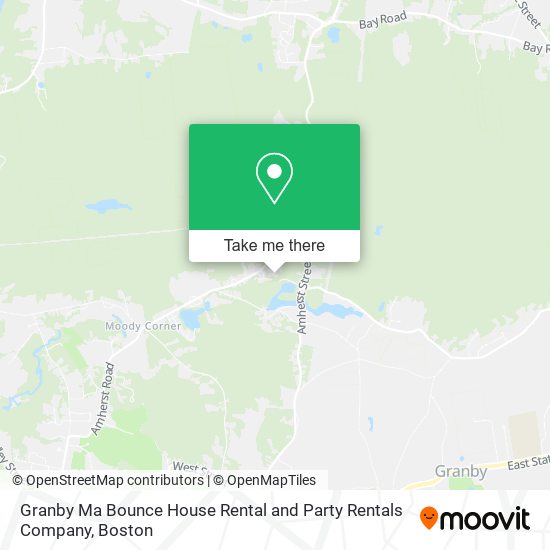 Granby Ma Bounce House Rental and Party Rentals Company map