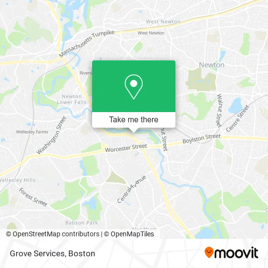 Mapa de Grove Services