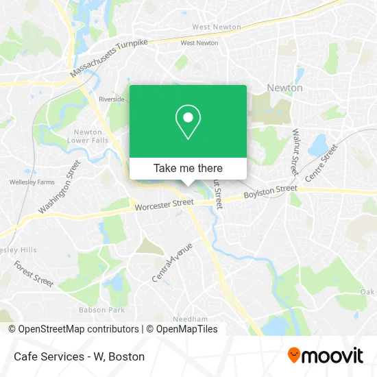 Cafe Services - W map