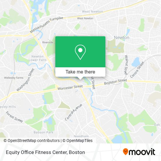 Mapa de Equity Office Fitness Center