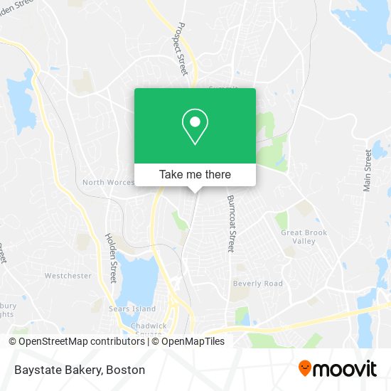 Mapa de Baystate Bakery
