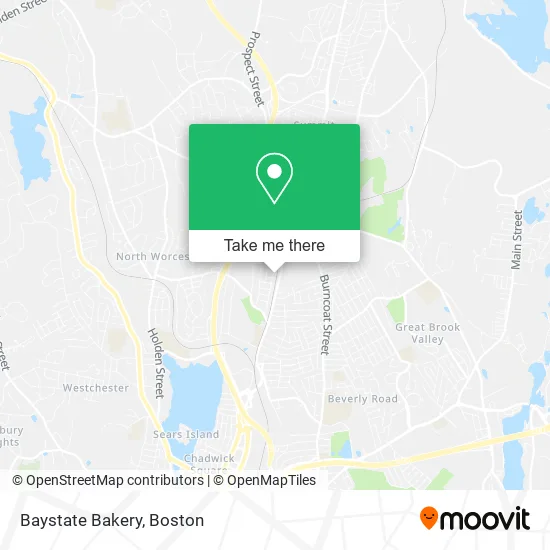 Baystate Bakery map