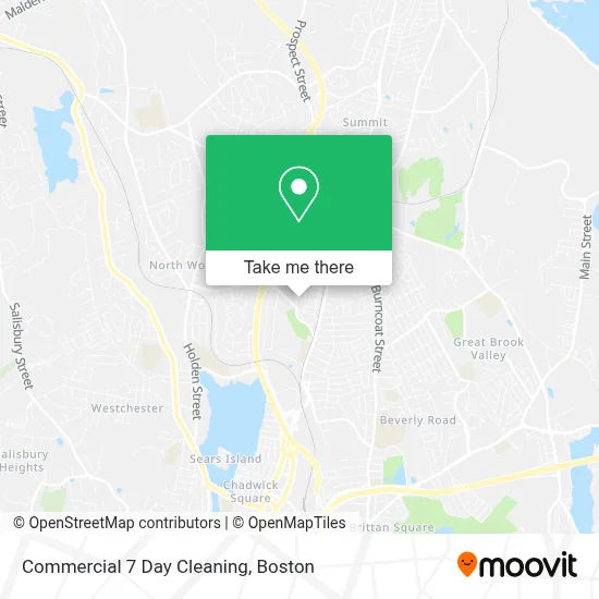 Commercial 7 Day Cleaning map