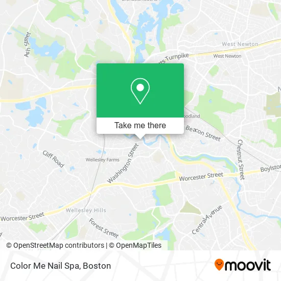 Color Me Nail Spa map