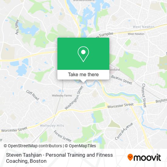 Steven Tashjian - Personal Training and Fitness Coaching map