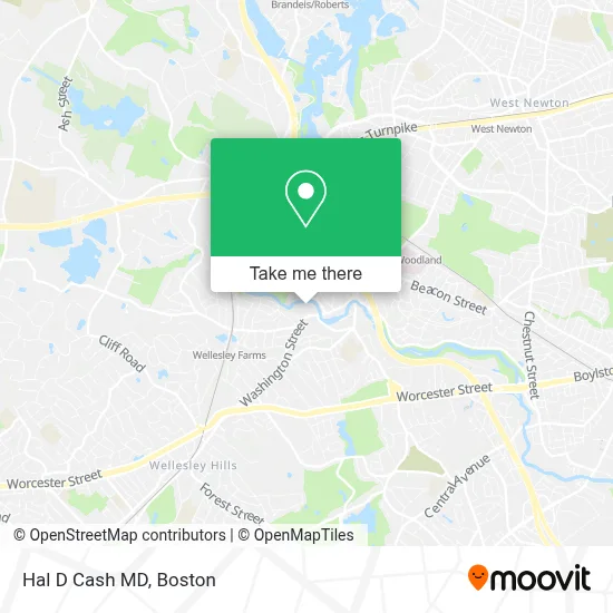 Hal D Cash MD map