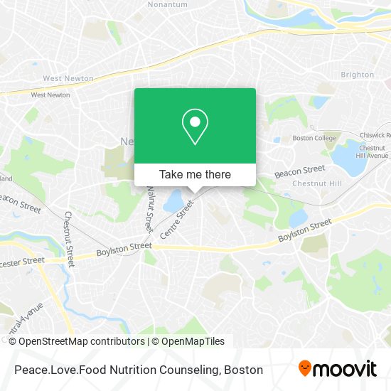 Peace.Love.Food Nutrition Counseling map