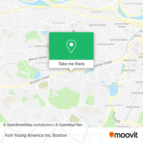Koh Young America Inc map