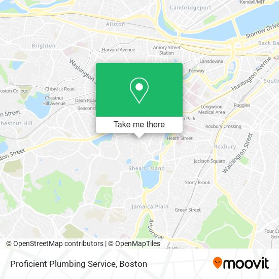 Proficient Plumbing Service map