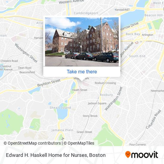 Edward H. Haskell Home for Nurses map