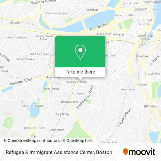Mapa de Refugee & Immigrant Assistance Center