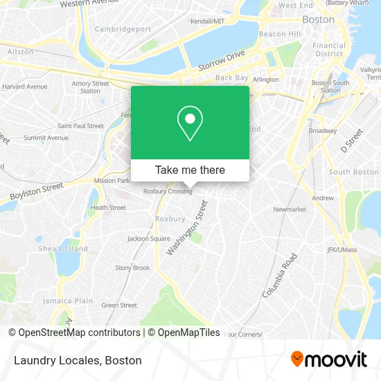 Laundry Locales map