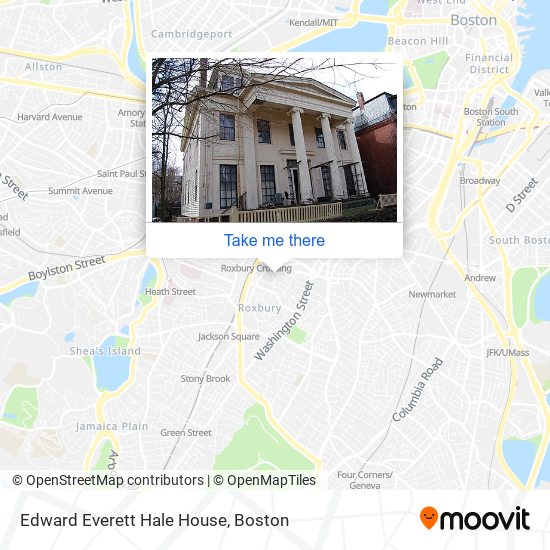 Edward Everett Hale House map