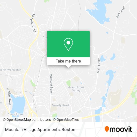 Mapa de Mountain Village Apartments