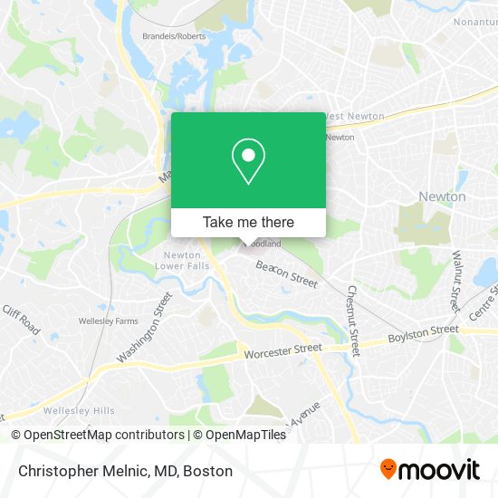 Christopher Melnic, MD map