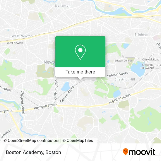 Boston Academy map
