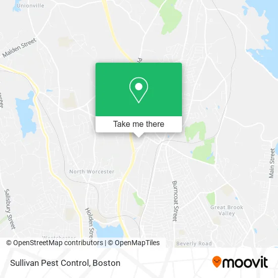 Sullivan Pest Control map