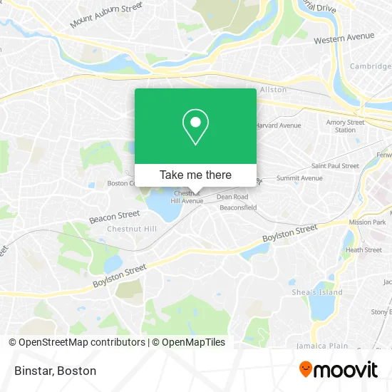 Binstar map