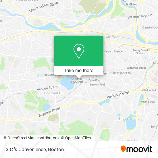 3 C 's Convenience map