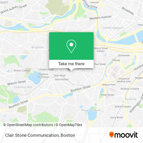 Clair Stone Communication map