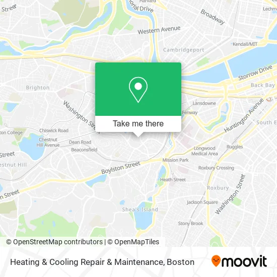 Heating & Cooling Repair & Maintenance map