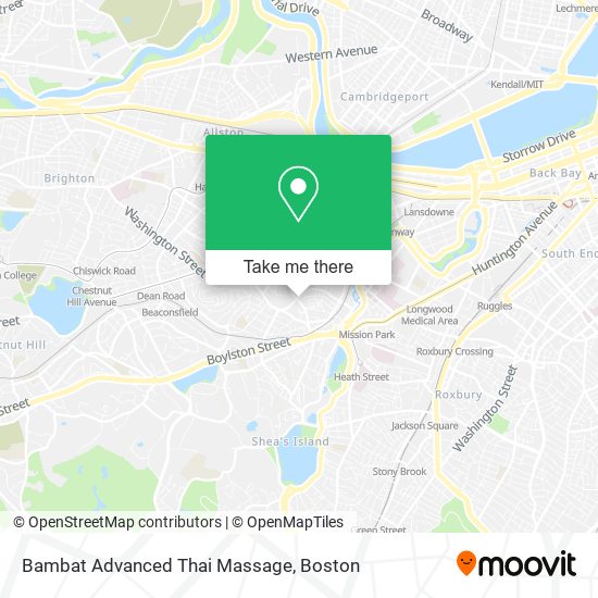 Mapa de Bambat Advanced Thai Massage