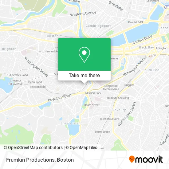 Frumkin Productions map