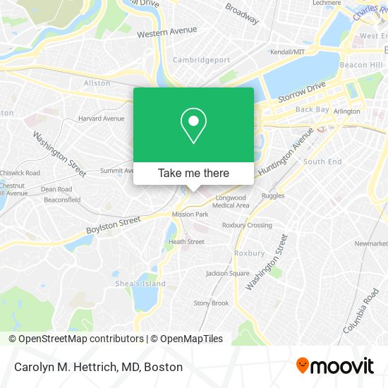 Carolyn M. Hettrich, MD map