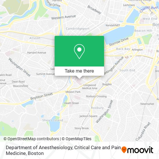 Department of Anesthesiology, Critical Care and Pain Medicine map