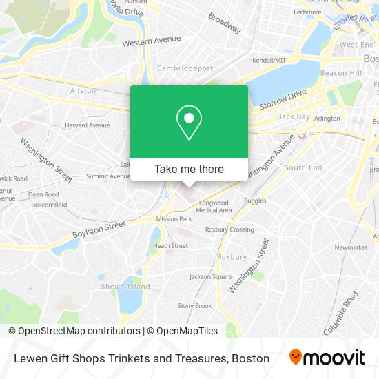 Lewen Gift Shops Trinkets and Treasures map